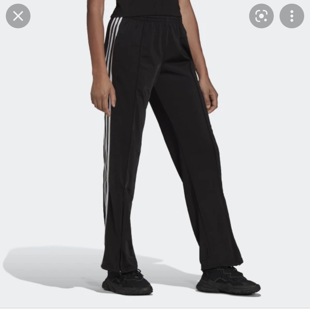 Adidas Black Track Pants Flared size small